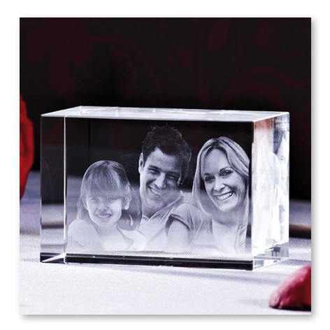 3D glas med foto, fra 299 Dkr.